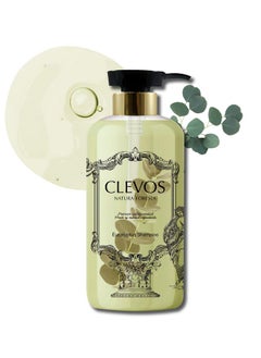 Clevos CLEVOS Natura Foresta Natural Organic Hair Shampoo 17.92 Fl Oz for Dry, Sensitive, Itchy Scalp Type - Pleasant Eucalyptus Scent - Reduce Dandruff Sulfate-free - Natural - Vegan - Cruelty Free - Clavos  - Image 1