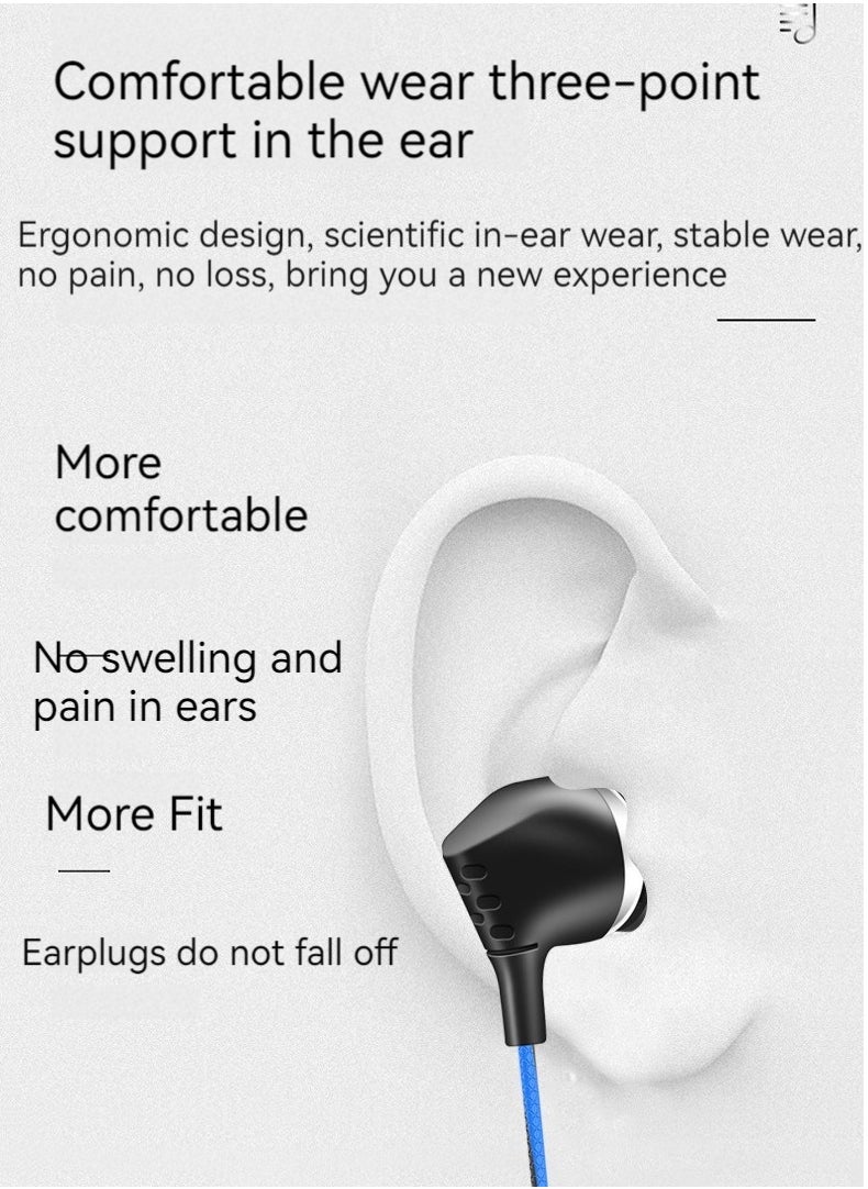 Generic In-ear noise-canceling headphones wire-controlled music headphones (white)  - Image 2