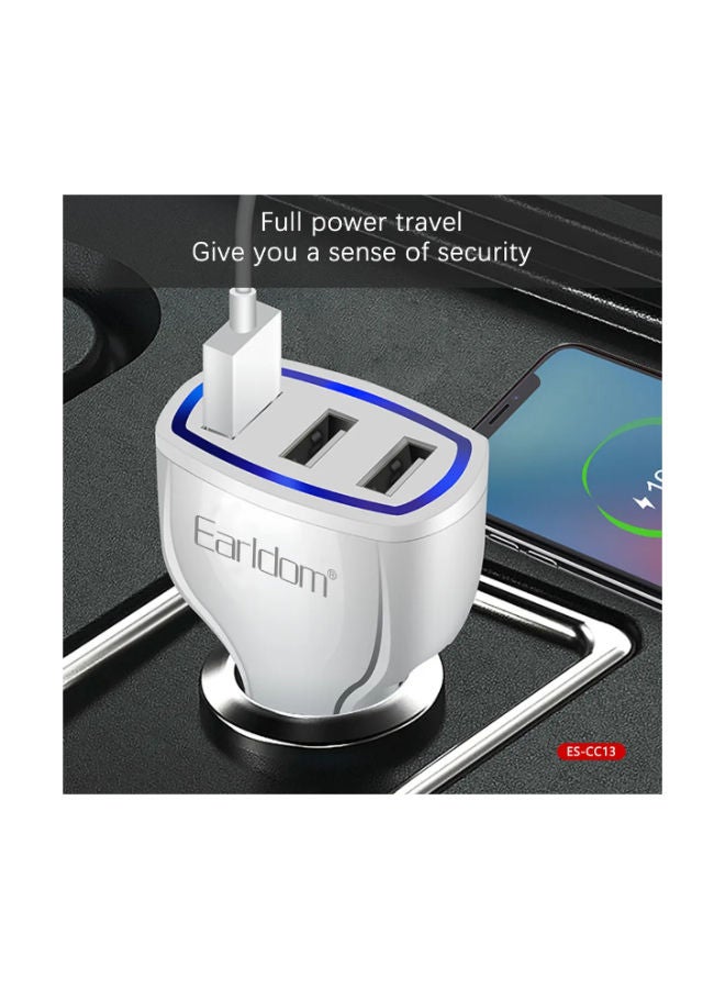 Earldom 3.1A Car Charger ES-CC13 (3 USB Ports) - Image 3