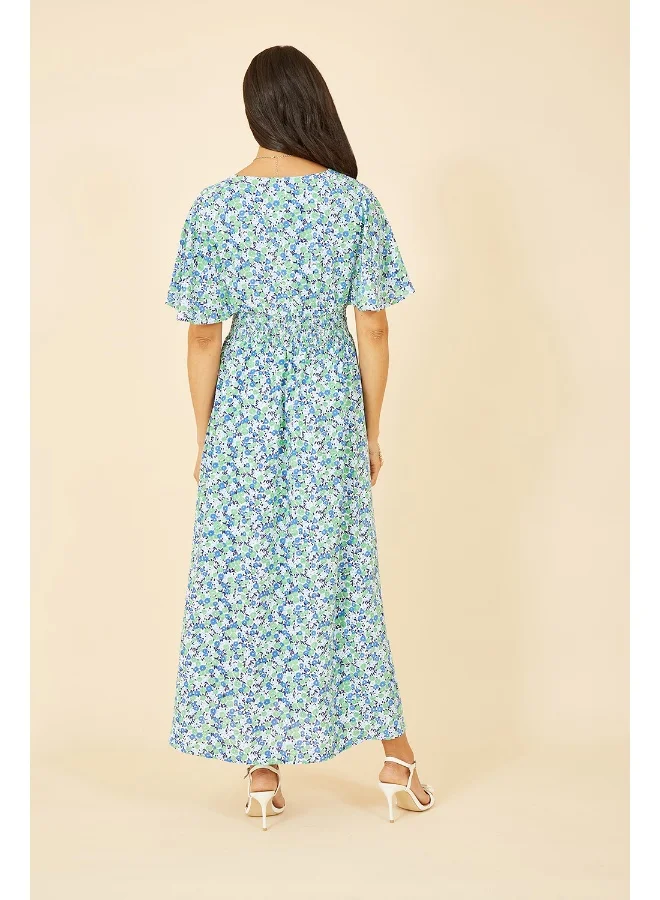 Yumi Floral Print Maxi Dress