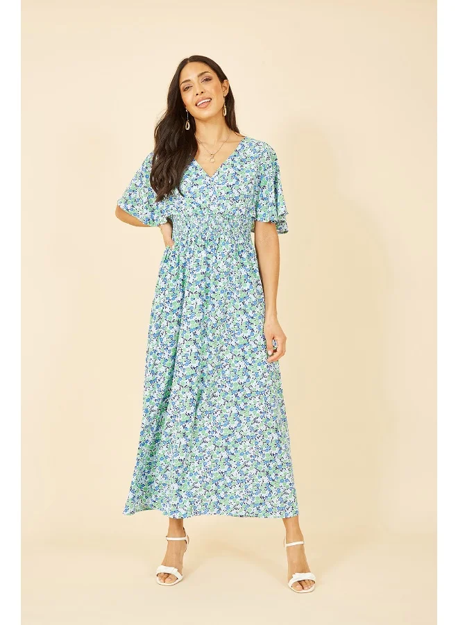 Yumi Floral Print Maxi Dress