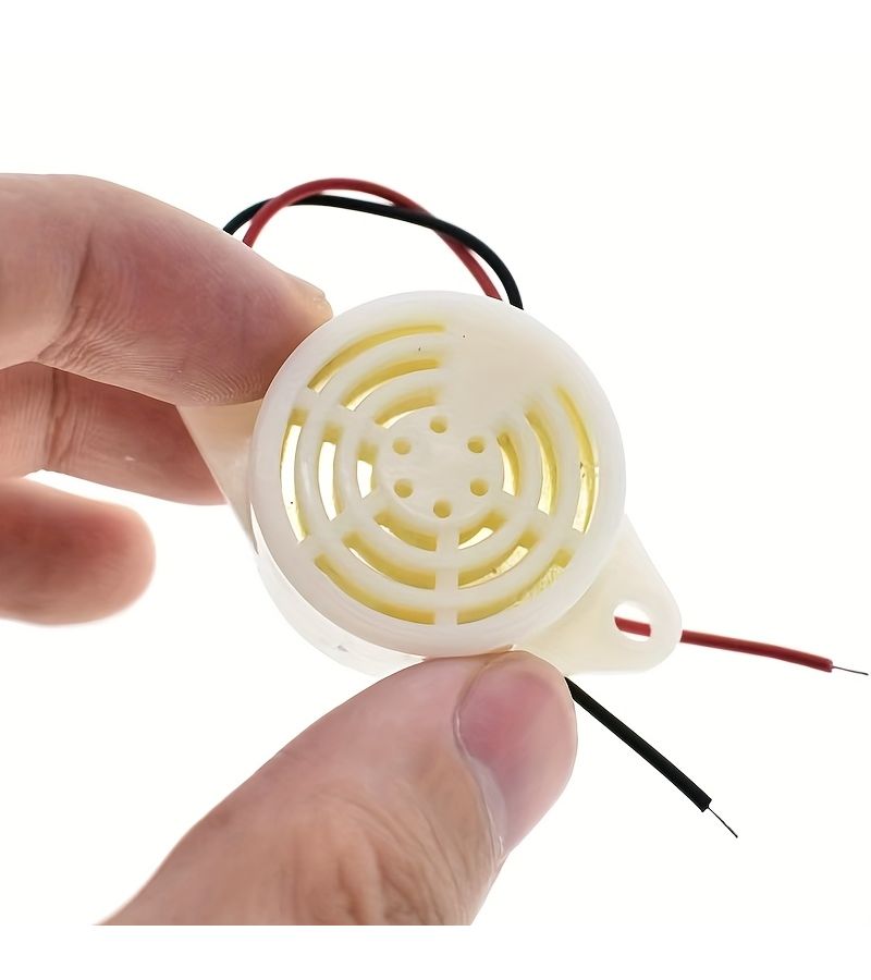 White Active Buzzer 95DB High Decibel Intermittent Beep DC 3 24V For Arduino - Image 1