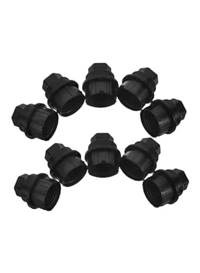 10Pcs Black Plastic Wheel Nut Covers Easy Installation Tire Lug Nut Caps Hub Protection - Image 1