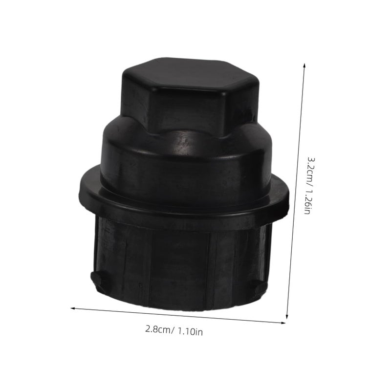 10Pcs Black Plastic Wheel Nut Covers Easy Installation Tire Lug Nut Caps Hub Protection - Image 3