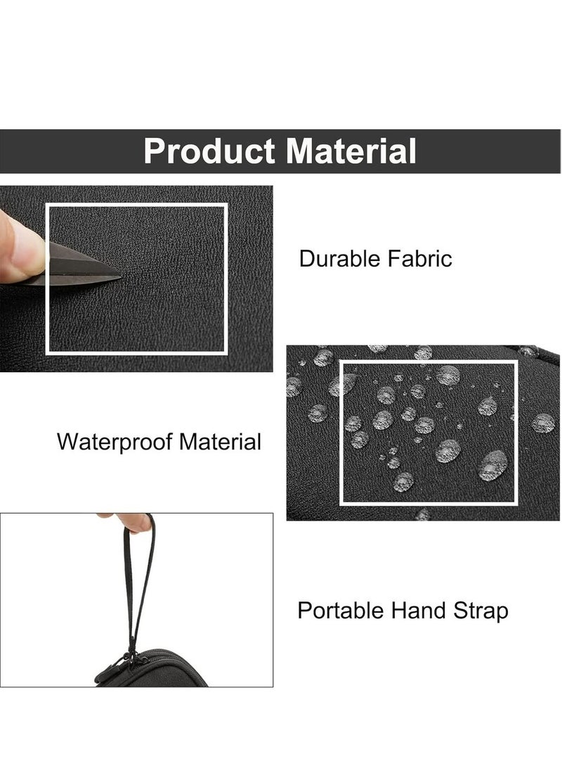بيوينتي Portable Electronic Accessories Bag Organizer Travel Gadgets Storage Case Cable Organizer Pouch Compatible For Charger USB Cables SD Memory Cards Earphone Flash Hard  - Image 3