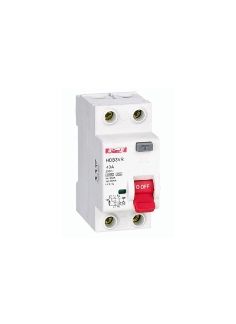Himel هيميل 40A 2P 100MA قاطع دائرة التسرب الأرضي 