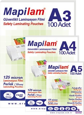 MAPi lam 125 Mic A5 Glossy Lamination Film (1021205)  - Image 3