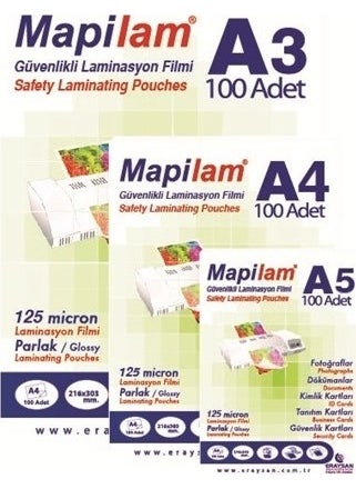 MAPi lam 125 Mic A5 Glossy Lamination Film (1021205)  - Image 1