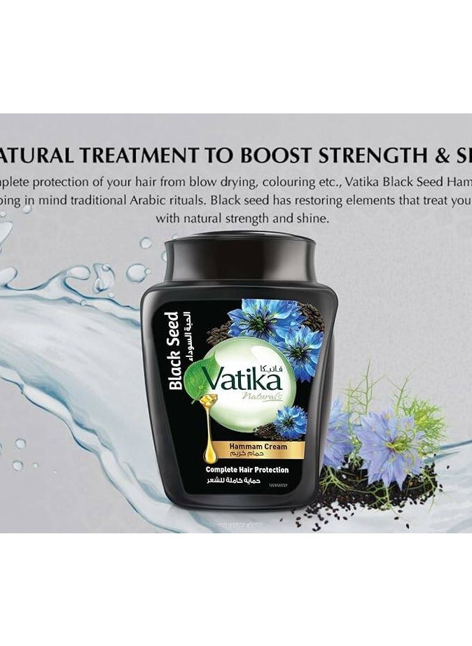 VATIKA Vatika Naturals Hammam Cream Black Seed For Complete Hair Protection 900G  - Image 2
