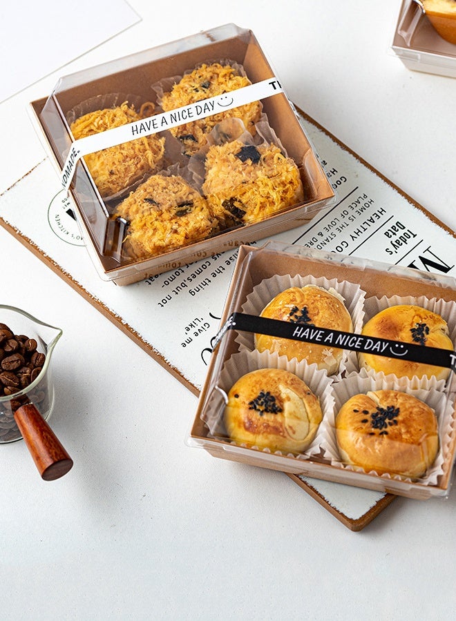 BF HOME Long Strip English Sticker Labels for Baking Packaging – 100pcs Adhesive Sealing & Decorative Stickers for Dessert, Cake Boxes, and Gifts - Image 5