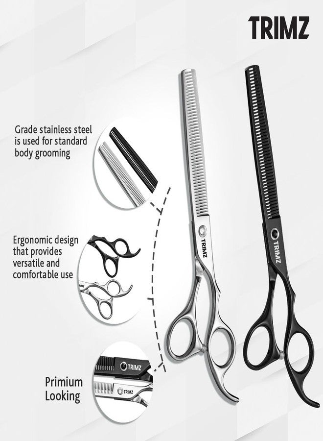 Trimz Professional Pet Grooming Scissors for Dogs and Cats Stainless Steel 7 Inch Sharp Comfortable Durable Shape Grooming Scissors for Home and Salon Use - Image 5