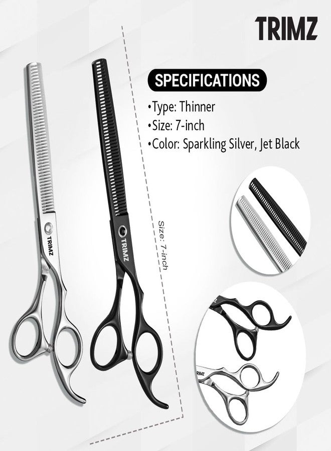 Trimz Professional Pet Grooming Scissors for Dogs and Cats Stainless Steel 7 Inch Sharp Comfortable Durable Shape Grooming Scissors for Home and Salon Use - Image 4
