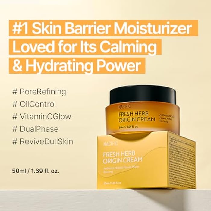 NACIFIC Fresh Herb Origin Facial Moisturizer Vitamin B, Vitamin Radiance Skin's moisture barrier Cream Hydrating day and night Korean skincare radiation relief cream 1.69fl.oz 50ml for All skin types - Image 2