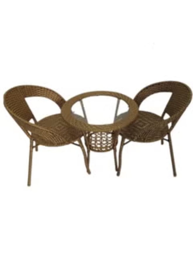 ALWASIT HOME - Patio Furniture Set, Outdoor Table and Wicker Chairs - patio chairs for out door & indoor - Pool side or Backyard, Rattan Chair for Balcony, Dining Chair for Restaurants and Hotels - Image 1