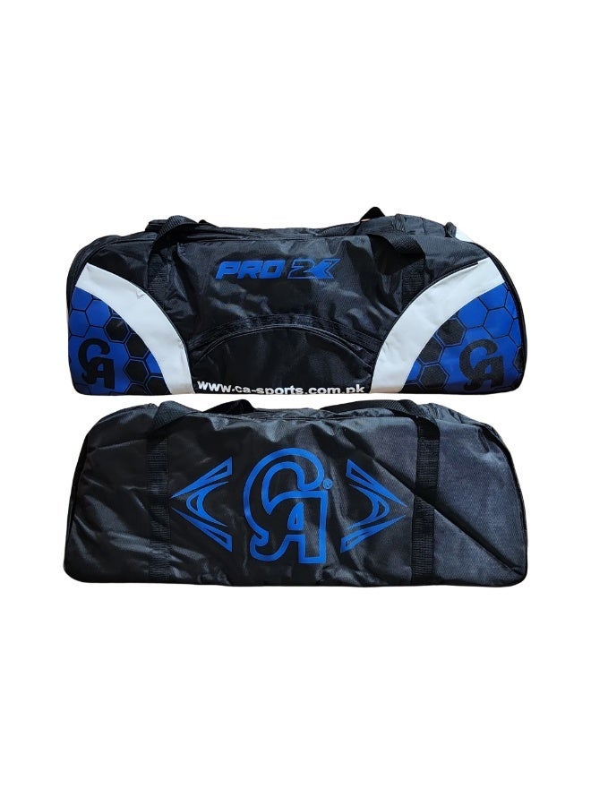 CA Pro Plus 2000 Cricket Duffle Kit Bag | Heavy-Duty 600D Premium Fabric Backpack Gear Bag with Padded Shoulder Straps (Senior Size, Black) - Image 1