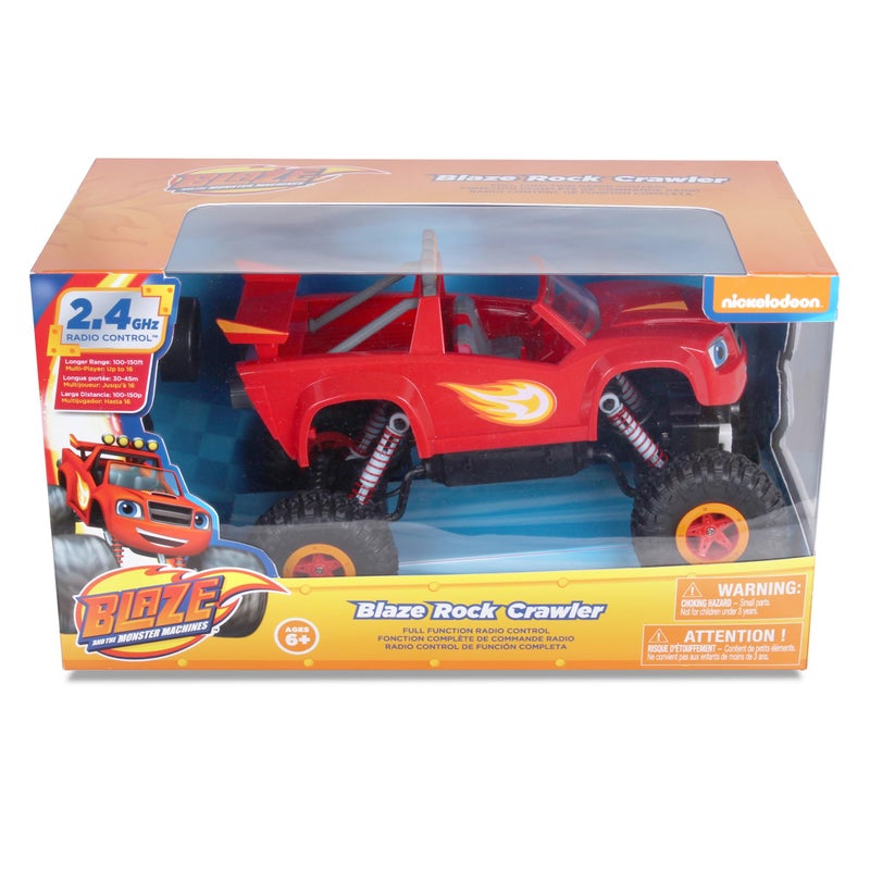 NKOK Blaze  The Monster Machines RC Rock Crawler  Blaze Remote Controlled Monster 4x4 Truck 116 Scale 24 Ghz Ready to Run 6501 Ages 6 - Image 3