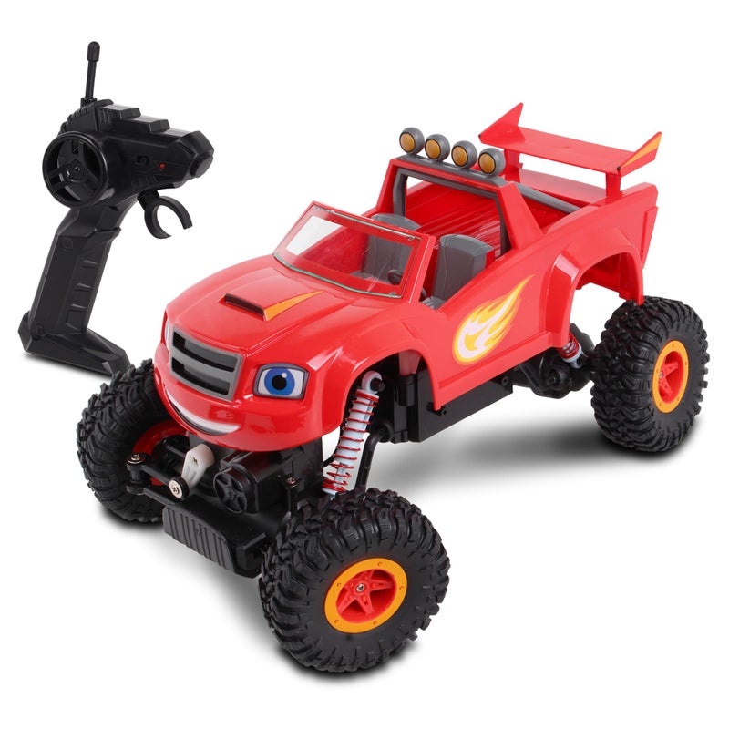 NKOK Blaze  The Monster Machines RC Rock Crawler  Blaze Remote Controlled Monster 4x4 Truck 116 Scale 24 Ghz Ready to Run 6501 Ages 6 - Image 2