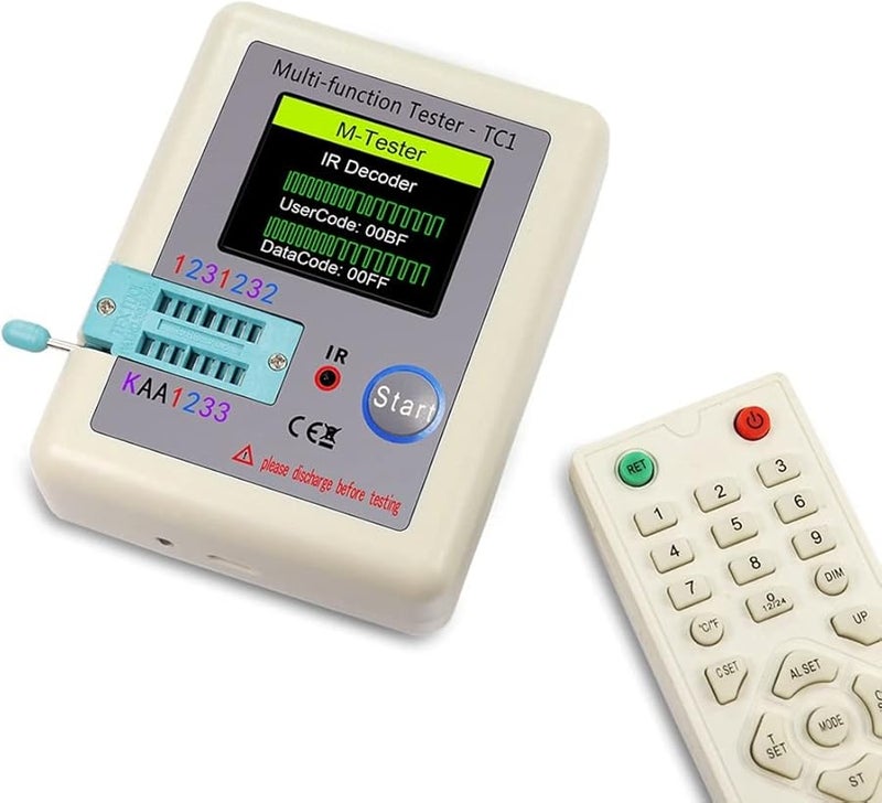 TC1 Display Multifunctional TFT Backlight Transistor Tester Kit for Diode Triode Capacitor Resistor - Image 3