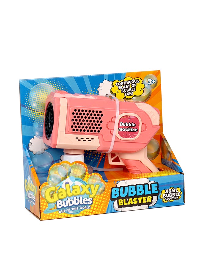 Galaxy Bubbles Light Up Bubble Blaster ,with 80ml Bubble  - Image 1
