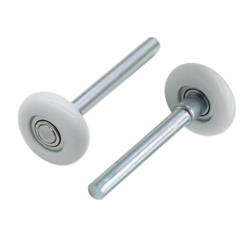 Baudelun 2 Packs 1.8"" Nylon Garage Door Roller 4"" Stem  Quiet Garage Door Wheels For Garage Door Track Replacement  Long Service Life And High Load 11 Ball Bearing - Image 1