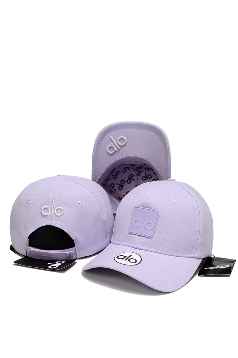 alo Alo Cap: Lavender, 3D Logo & Brand Detailing 