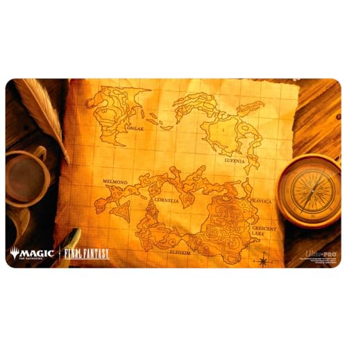 Ultra PRO  Final Fantasy x Universes Beyond World Map Playmat for Magic The Gathering  Card Game Playmat Final Fantasy Collectibles Desk Mat Mousepad - Image 1