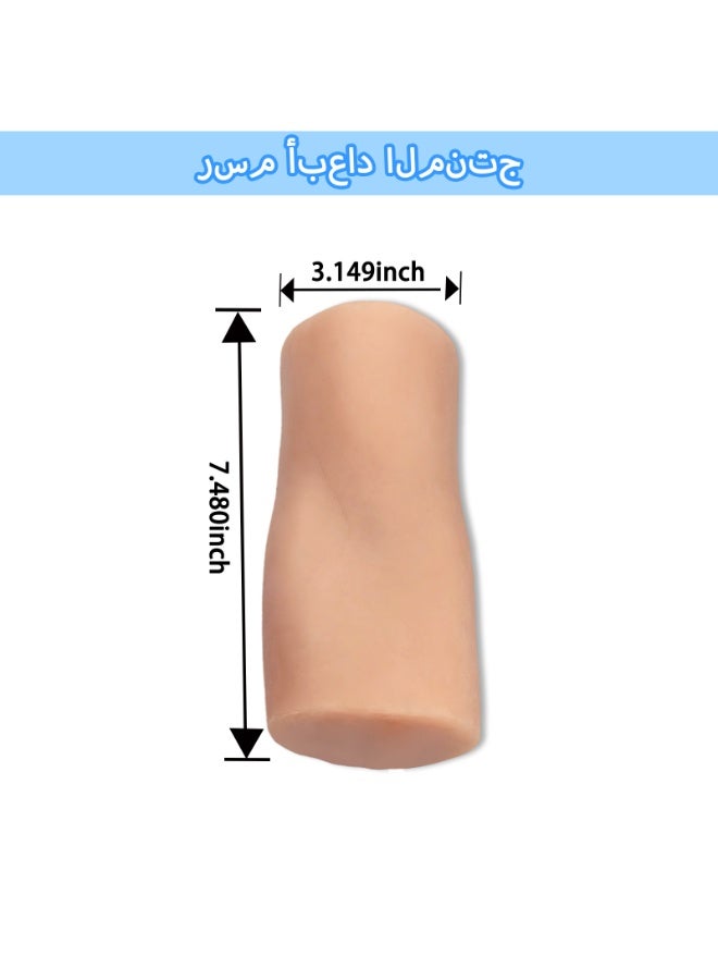 مجموعة أدوات التدريب IV للممرضات، أداة أساسية لطلاب التمريض مع محاكاة واقعية للأوردة، مثالية لممارسة المهارات السريرية، هدية رائعة للممرضات (بني) - Image 3
