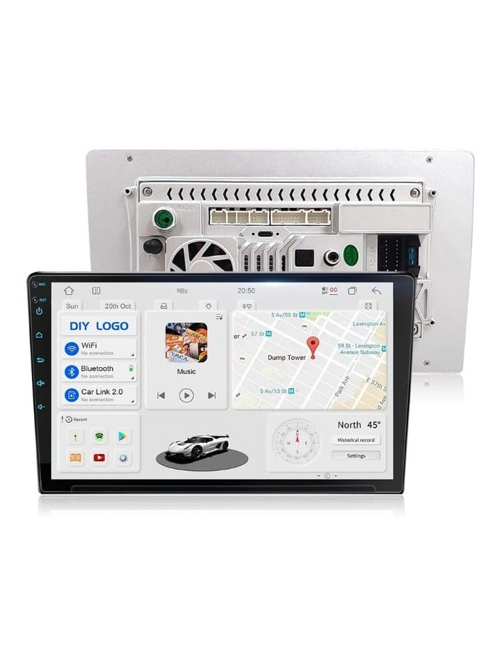 smart one 13-Inch Android Head Unit T100 – 2GB RAM + 32GB Storage, Full HD 1280×720 IPS QLED Display, Cooling Fan, Android Auto & CarPlay, Split Screen, Day/Night Mode, Dual AHD 1080P Rear Cameras, Bluetooth, Wi-Fi, GPS Navigation - Image 1