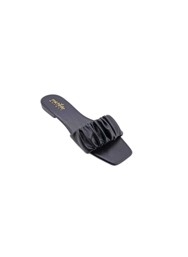 Michelle Morgan 092-2257 Michelle Morgan Casual Ladies Slides  Black