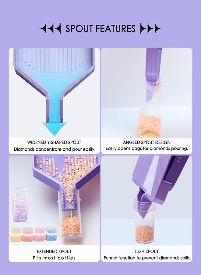 Forever young ForeverYoung Crystalline Diamond Art Trays with Lids Diamond Painting Accessories, 2-Piece Diamond Painting Trays with Lids, Silky Diamond Art Accessories and Tools, Christmas Melody - Image 5