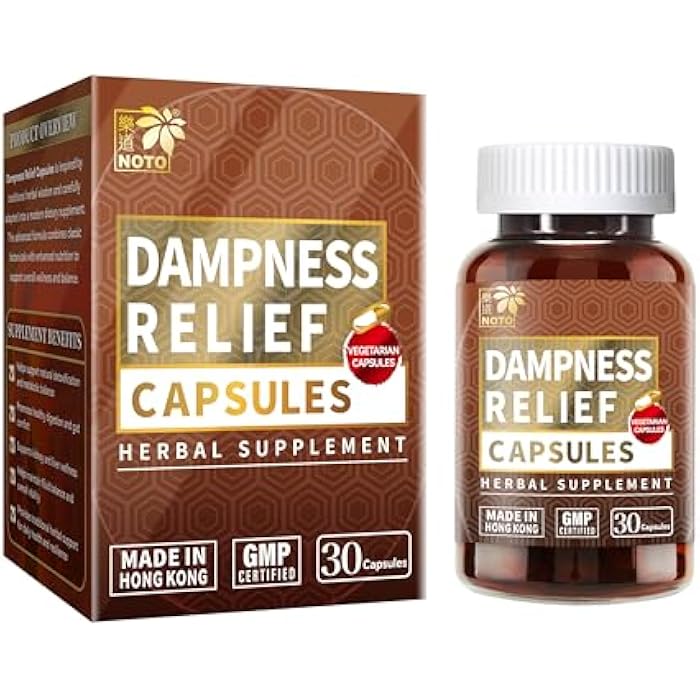 NOTO Body Dampness Relief Detoxification Capsules, Kidney Spleen Gut Detox Health for Men & Women, Chinese Traditional Herbal Detoxing Supplement - Image 1
