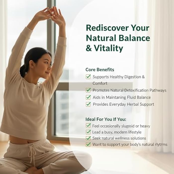 NOTO Body Dampness Relief Detoxification Capsules, Kidney Spleen Gut Detox Health for Men & Women, Chinese Traditional Herbal Detoxing Supplement - Image 4