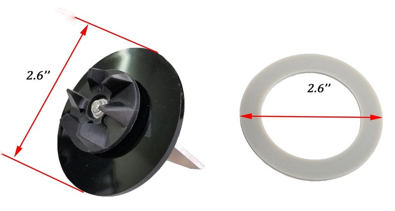 Wadoy SPB 456 2B Blender Blade with SPB7-20TXN Coupling Compatible with Cuisinartt Powerblend Duet Parts Replacement BFP-703 FPB-5PC SPB-3 SPB-7 SPB-7CH Blender Clutch - Image 2