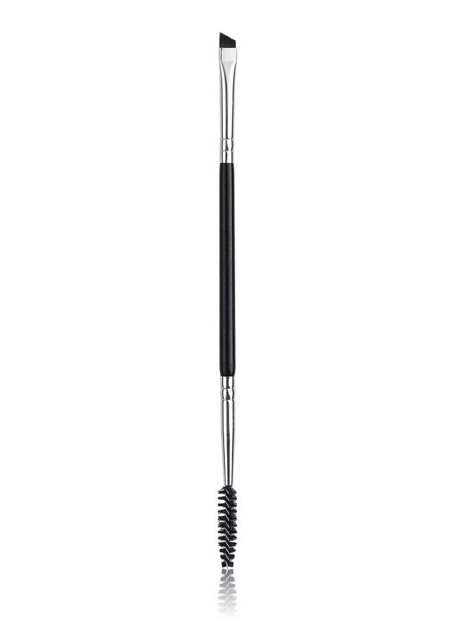 Keli Double Ended Eyebrow Brush & Spoolie - Angled Brow Brush for Precision Application & Blending of Eye Brow Powders - Image 1