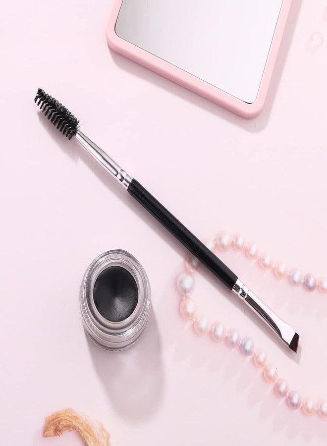 Keli Double Ended Eyebrow Brush & Spoolie - Angled Brow Brush for Precision Application & Blending of Eye Brow Powders - Image 2