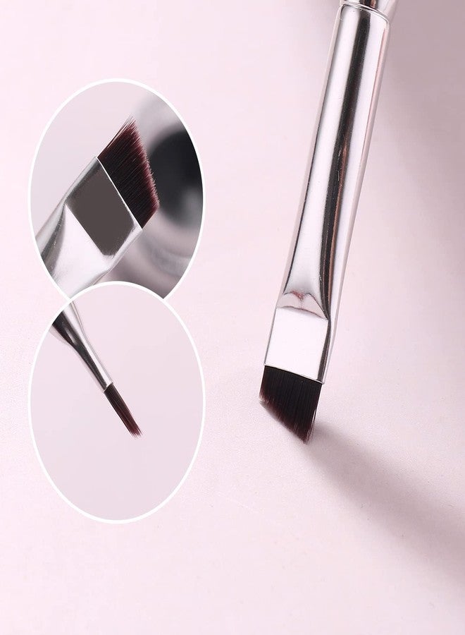 Keli Double Ended Eyebrow Brush & Spoolie - Angled Brow Brush for Precision Application & Blending of Eye Brow Powders - Image 5