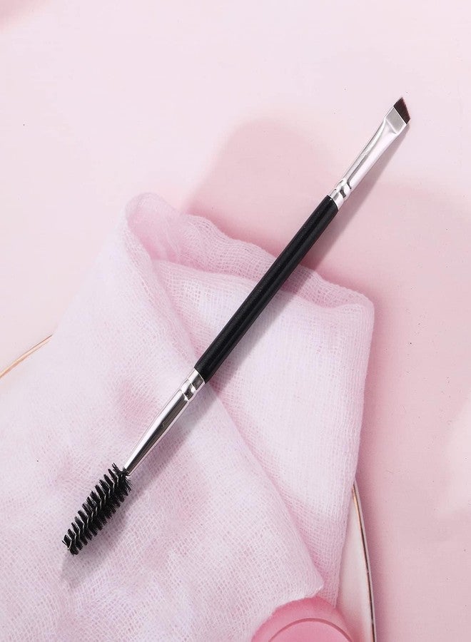 Keli Double Ended Eyebrow Brush & Spoolie - Angled Brow Brush for Precision Application & Blending of Eye Brow Powders - Image 3