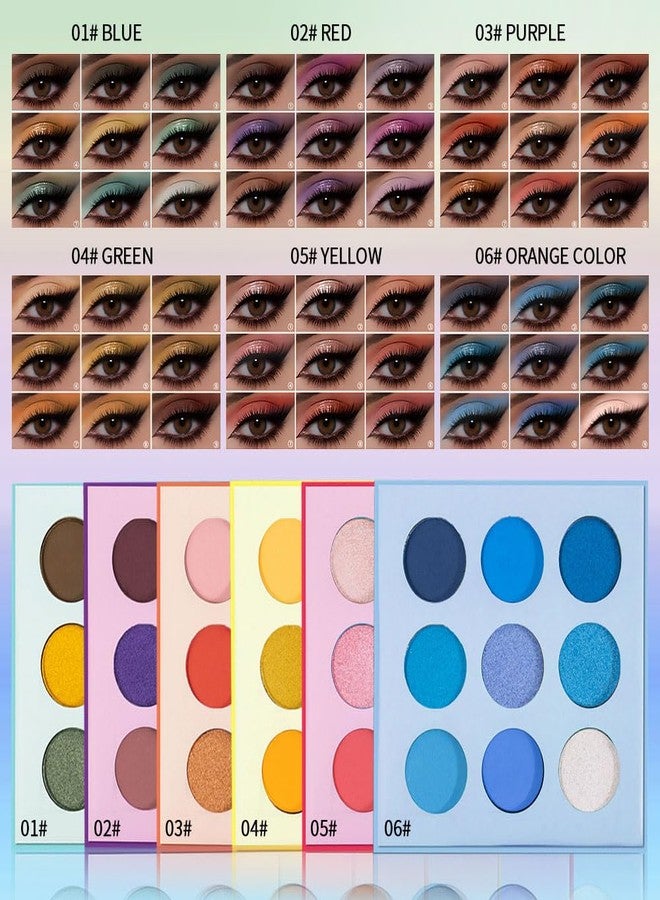 Hxssll 9-Color Purple Eyeshadow Palette - Matte, Shimmer & Glitter Shades in Magenta, Lavender, Lilac, Violet & Taupe, High Pigment Long-Lasting Waterproof Blendable Eye Makeup for Bold & Creative Looks - Image 2