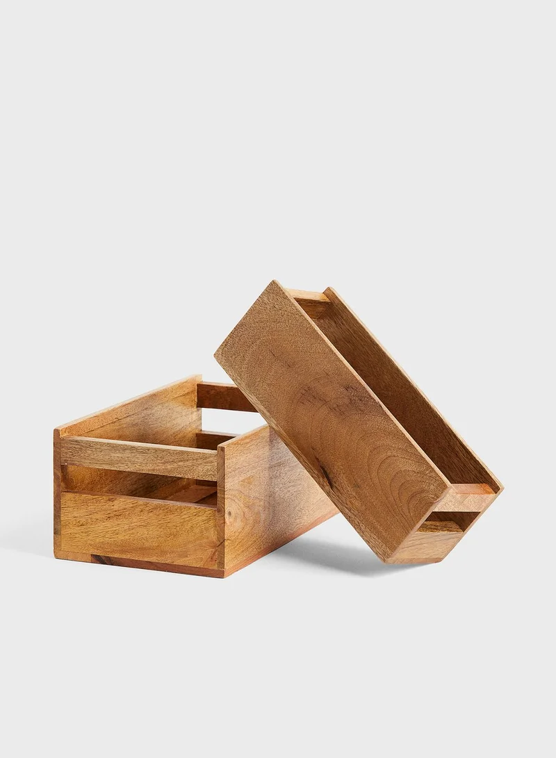 H&M Large Wooden Spice Box