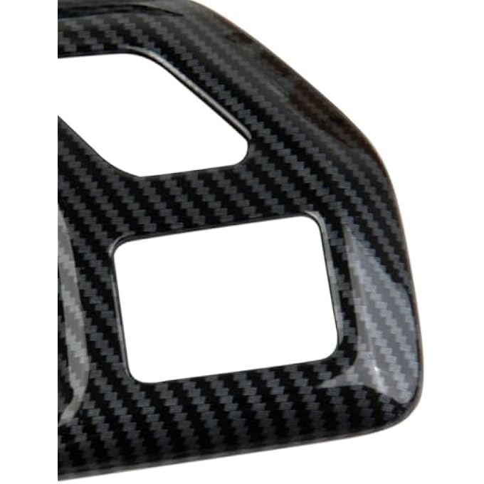 rayihni Compatible for Chevy Silverado GMC Sierra 1500 2500 3500 HD Front Door 2020 2021 2022 2023 2024 2025 Accessories Carbon Fiber Inner Door Handle Bowl Cover Trim - Image 3