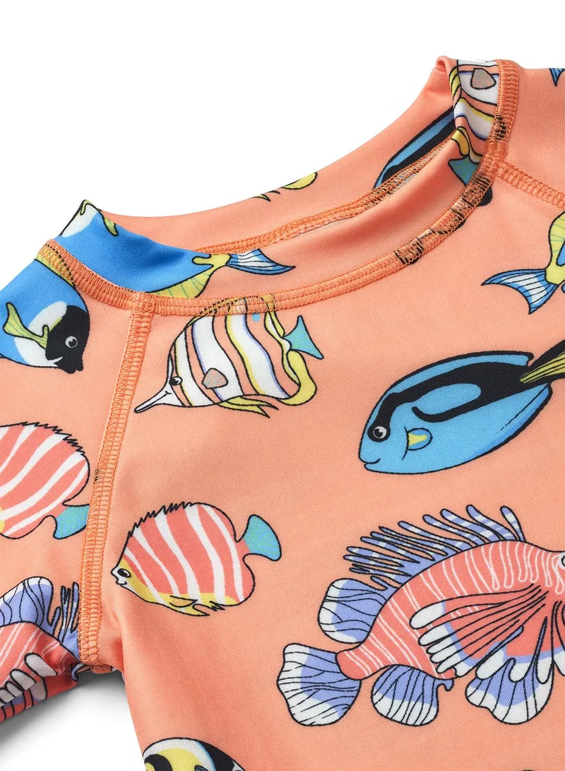 Småfolk UV50 t-shirt for children with fish