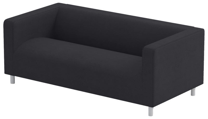 The Klippan Loveseat Cover Replacement is Custom Made Compatible for IKEA Klippan Loveseat Slipcover, A Sofa Cover Replacement. Cover Only! (Flax Black)