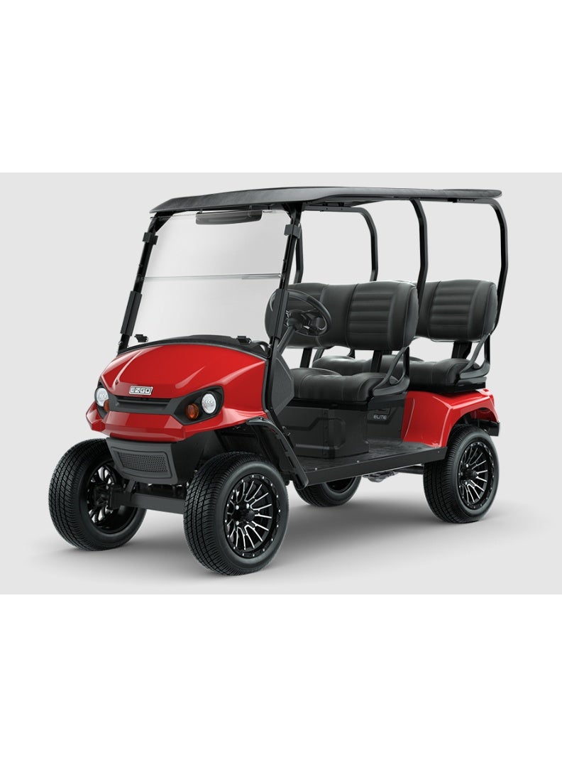EZGO 4 SEATER GOLF CART LIBERTY Electric RED MADE IN USA