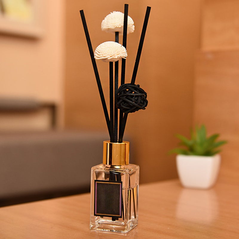 50pcs Fastness Diffuser Sticks Simple Fiber Rod Premium Aromatherapy Accessories Diffuser Rod (3mm Diameter 25 cm Black) - Image 4