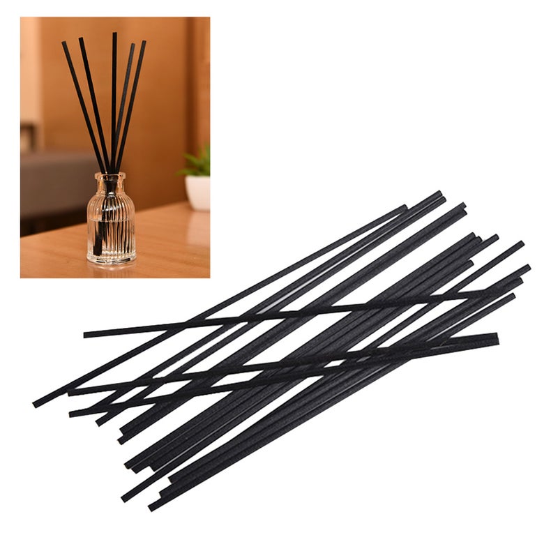 50pcs Fastness Diffuser Sticks Simple Fiber Rod Premium Aromatherapy Accessories Diffuser Rod (3mm Diameter 25 cm Black) - Image 3