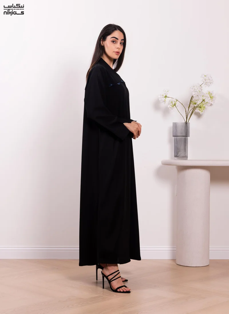 نيكياس Nikias Elegant Cobra Crepe abaya
