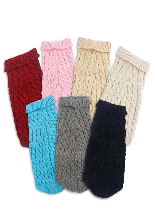 krastmon Dog Sweater, Black XS Dog Pullover Sweater, Turtleneck Knitwear, Dog Outfits for Small Dogs and Medium Dogs, Warm Clothes for Bulldog, Poodle, Yorkshire, Cocker Spanie etc. - Image 4