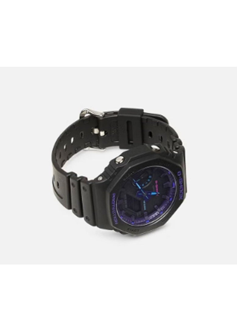 G-SHOCK Men's Analog-Digital Watch Black Resin Band Watch GA-2100VB-1ADR - Image 3