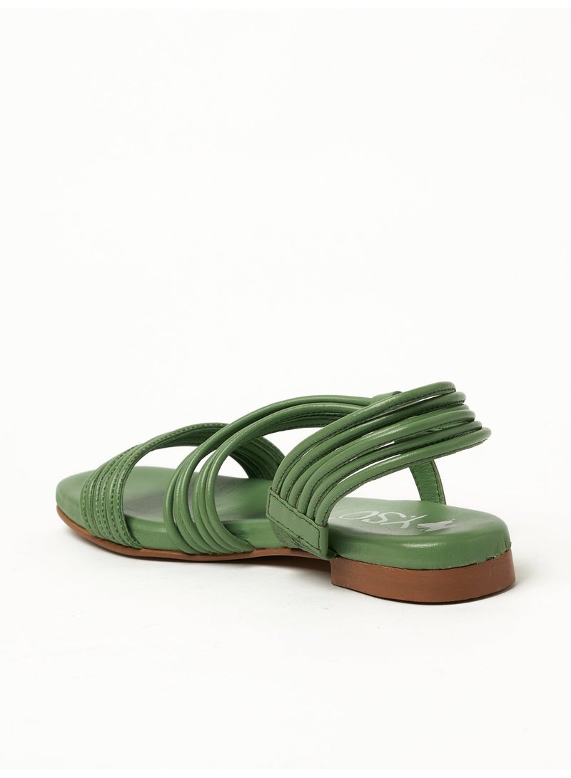 Y.so Women's Flat Slingback Sandals – Slip-On Comfort with Backstrap Support - Image 3