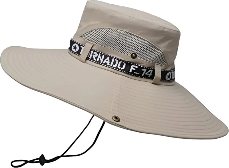 Tezzgelsin Unisex Summer Wide Brim Foldable Safari Outdoor Beach Hat